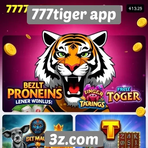 Diversidade de jogos disponíveis no 777tiger app
